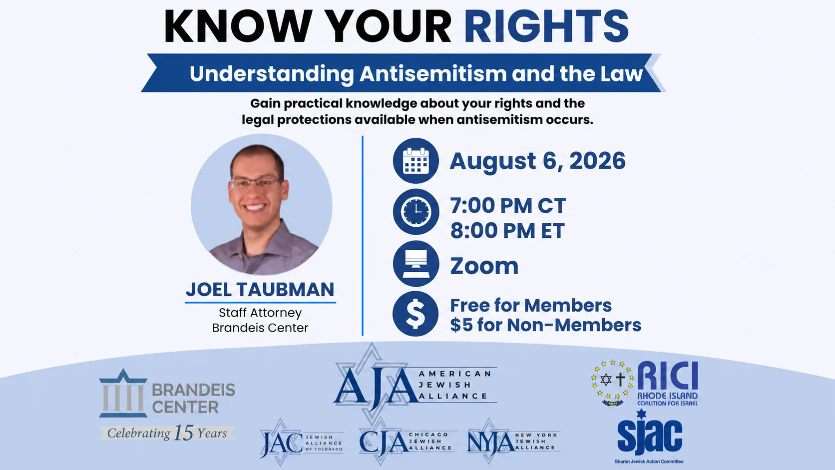 Know Your Rights: Understanding Antisemitism and the Law